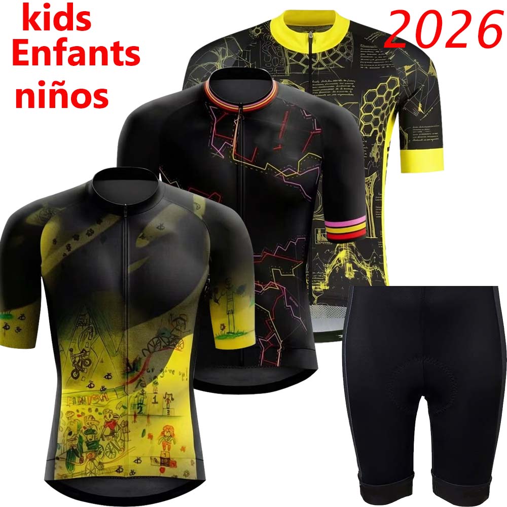 Cycling Gear Kids - Kids France Tour 2026 Cycling Jersey