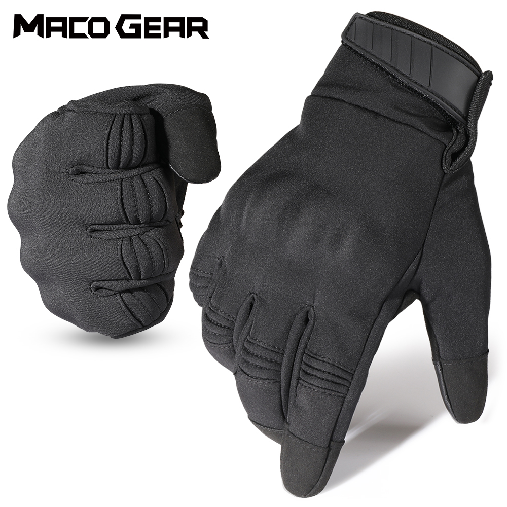 Cycling Gear Display - Winter Warm Motorcycle Full Finger Gloves