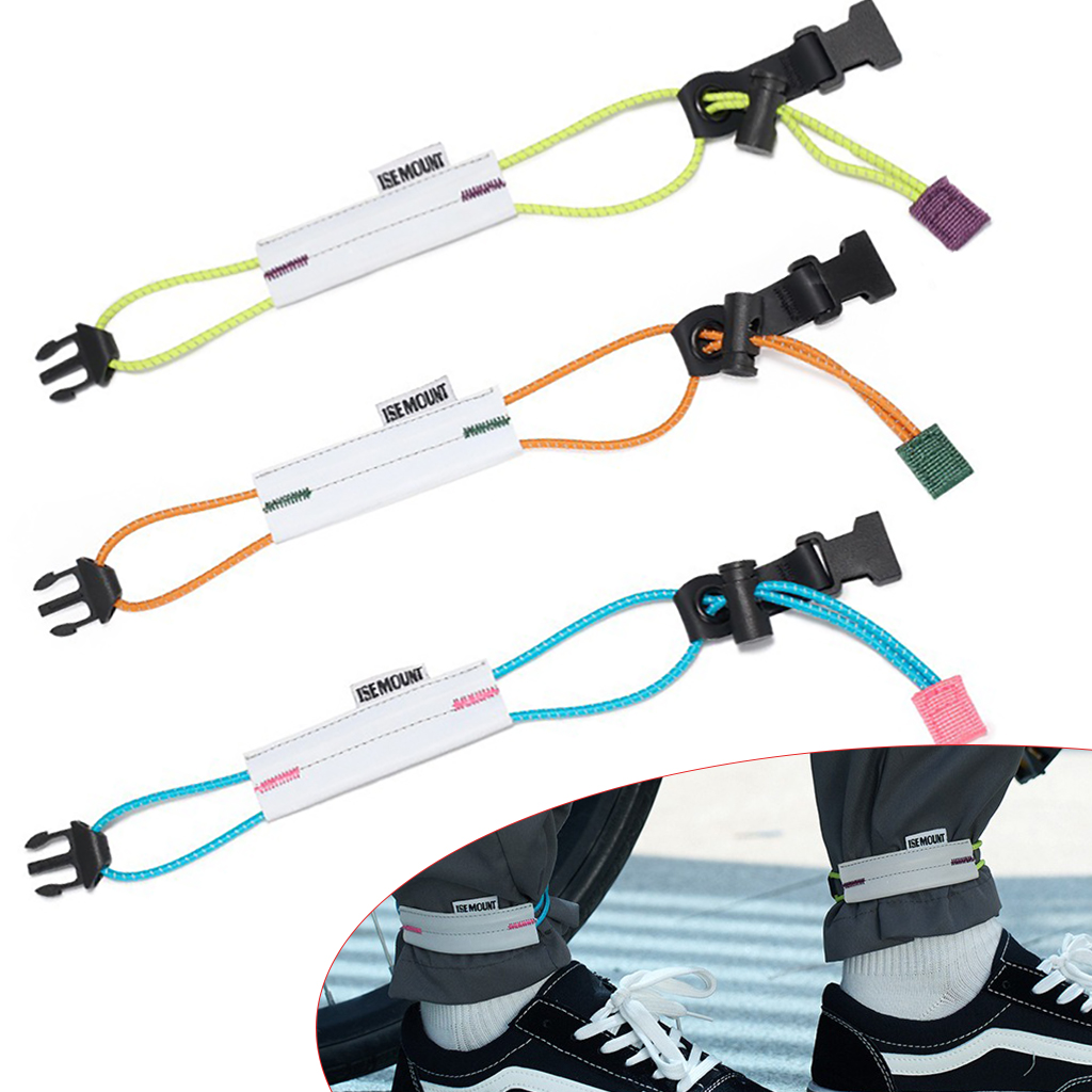 Cycling Gears - Reflective Cycling Pants Strap Adjustable Bike