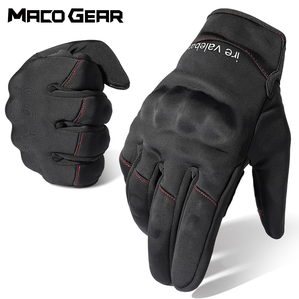 Cycling Gear Display - Winter Motorcycle Gloves Touch Screen Thermal