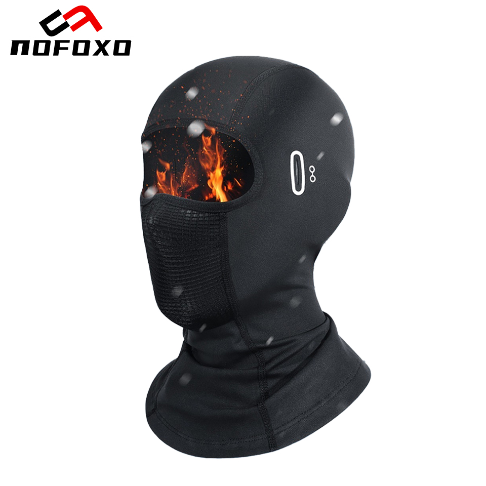 Cycling Gear For Winter - NOFOXO Winter Motorcycle Riding Face Mask