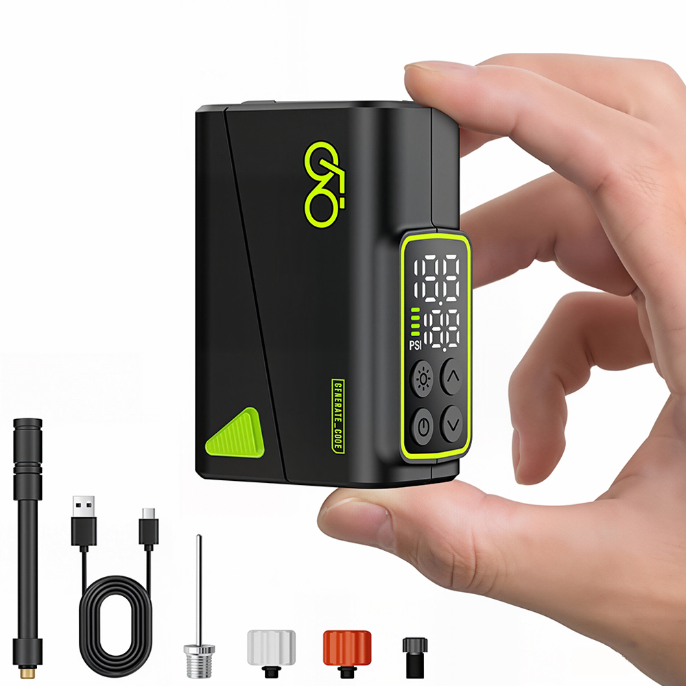 Cycling Gear Display - Electric Bicycle Tire Pump Mini Portable
