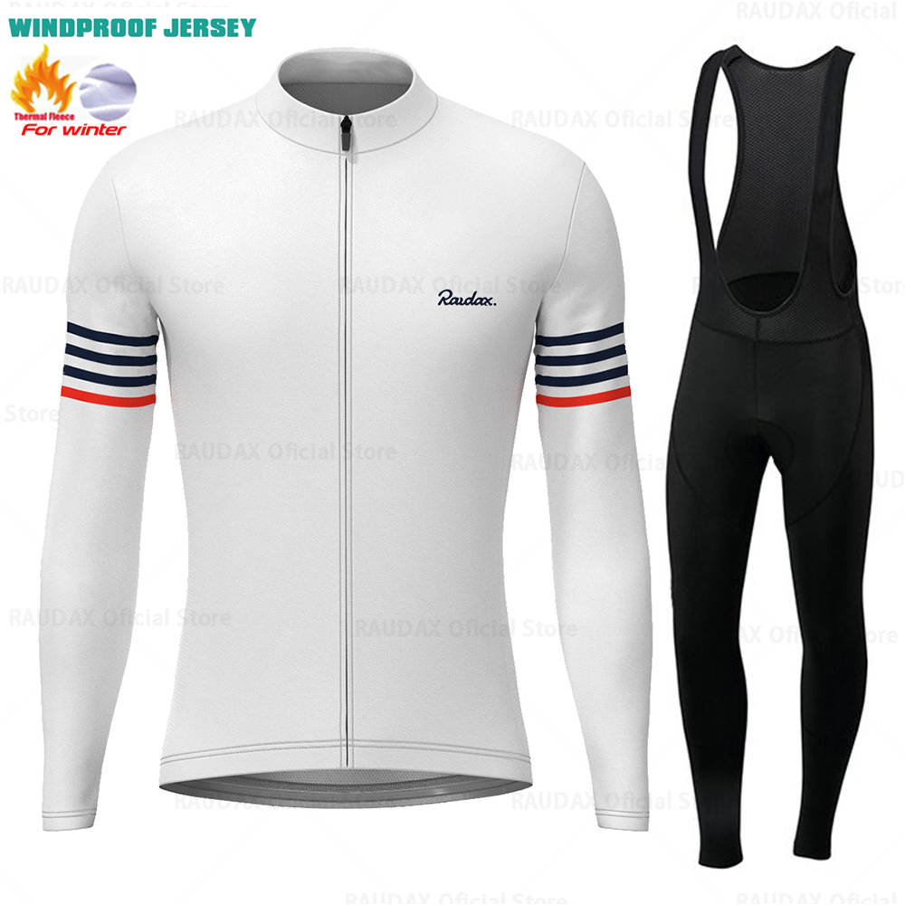Cycling Gear For Winter - Raudax Winter Windproof Fleece Jersey Ropa