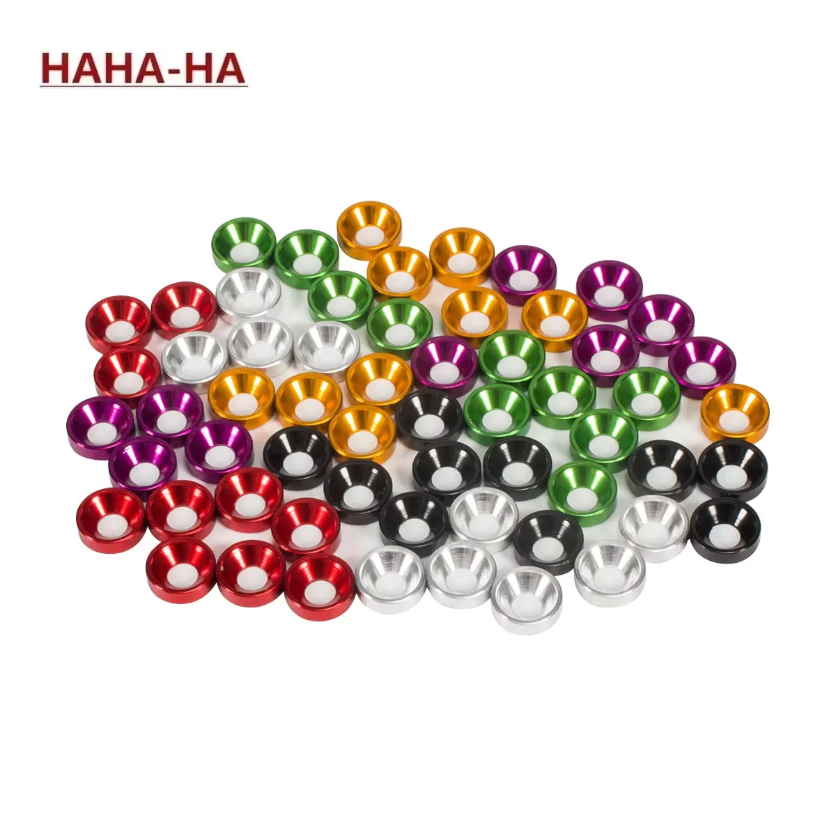 Head Racket Boom - Aluminum Alloy M3 Anodized Countersunk Washers