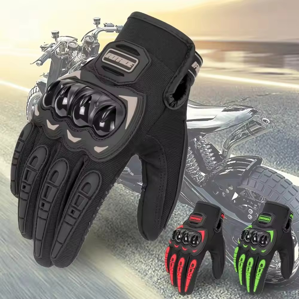Cycling Gear Display - Motorcycle Gloves Men Touch Screen Moto