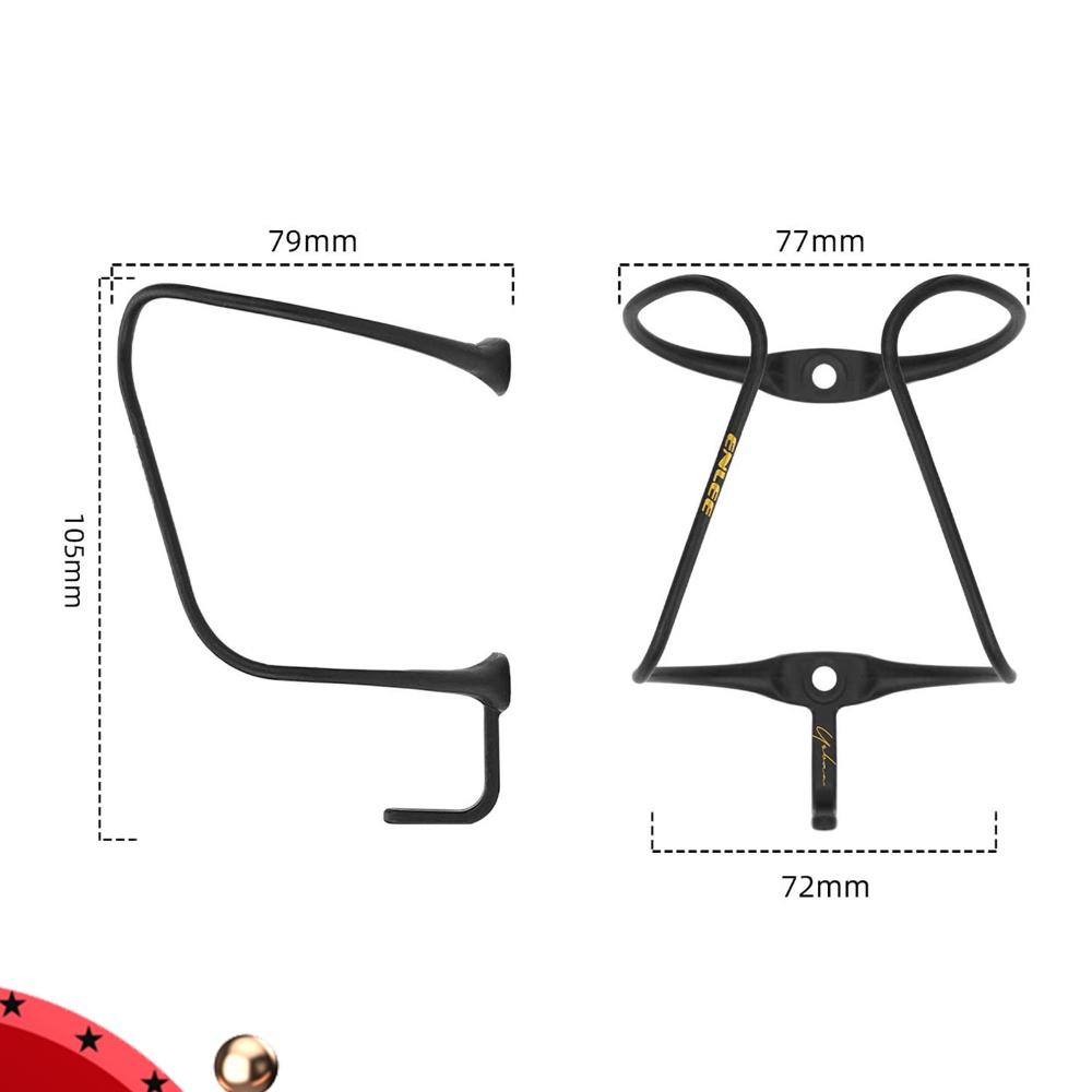 Ultra Cycling Gear - High-Carbon Fiber Composite 9g Bike Bottle