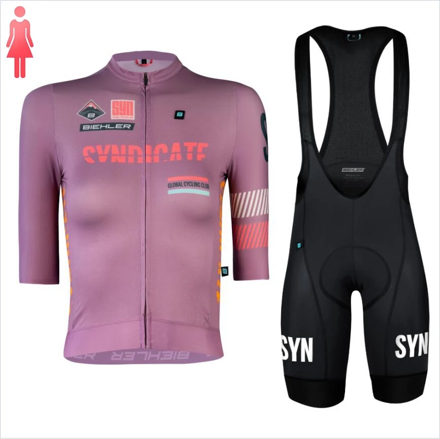 SYN Purple short sleeve Jersey - đánh giá và giá Cycling Gear For Sale