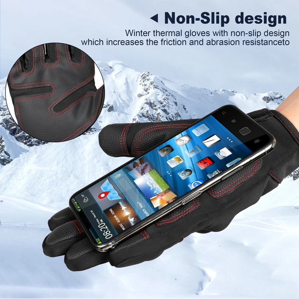 Winter Motorcycle Gloves Touch - đánh giá và giá Cycling Gear Display