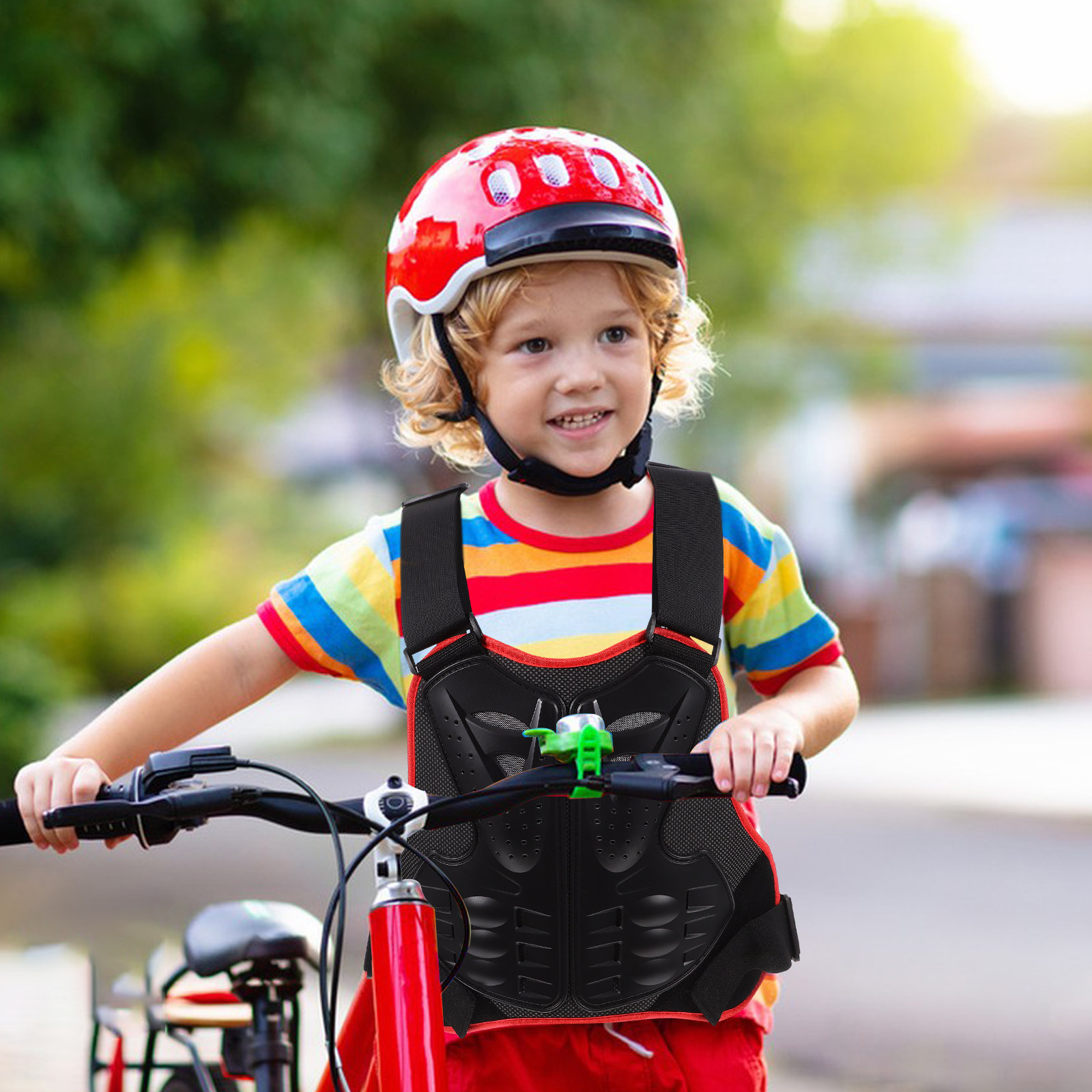 Children Riding Protective Ves - đánh giá và giá Cycling Gear Kids