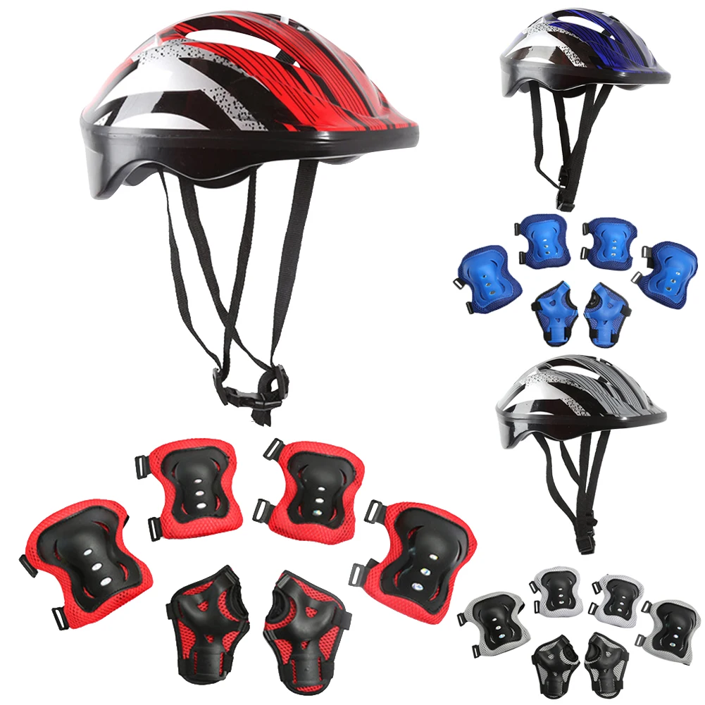 7Pcs Bicycle Sport Protective  - đánh giá và giá Cycling Gear Kids